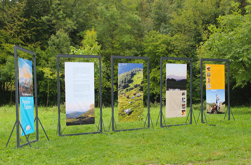 Exposition itinérante "Paysages agriculturels en Pyrénées Cathares"